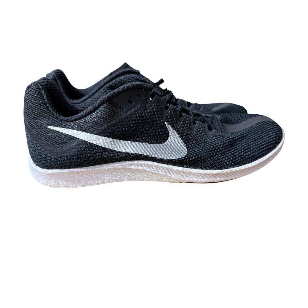 Nike Zoom Rival Distance Track and Field Shoes Black & Silver Mens 11.5 Women 13